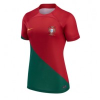 Koszulka piłkarska Portugalia Strój Domowy dla kobiety MŚ 2022 tanio Krótki Rękaw